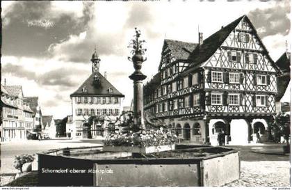 70099680 Schorndorf Wuerttemberg Schorndorf Marktplatz