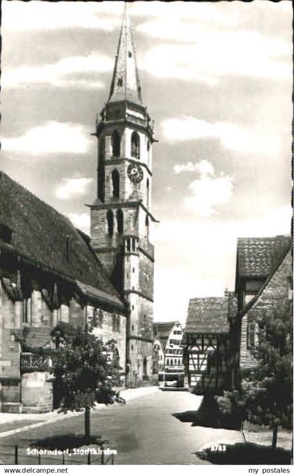 70099681 Schorndorf Wuerttemberg Schorndorf Kirche