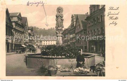 42871052 Schwaebisch Gmuend Marktplatz Schwaebisch Gmuend