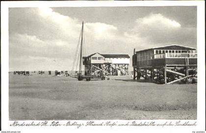 70083631 St Peter-Ording St Peter-Ording Strand Cafe x 1953 St. Peter-Ording