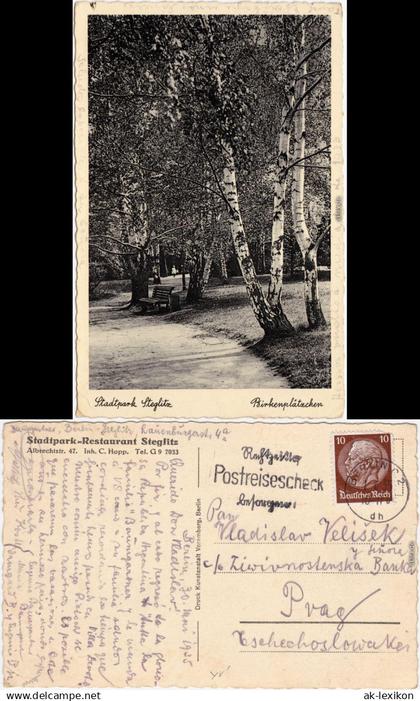 Ansichtskarte Steglitz-Berlin Stadtpark 1935