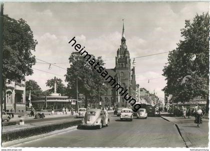 Berlin-Steglitz - Rathaus - VW Käfer - Foto-Ansichtskarte - Verlag Hans Andres Berlin