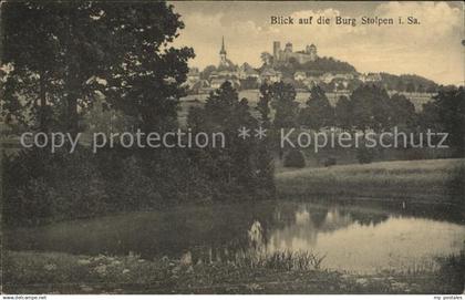 Stolpen Burg Stolpen mit Kirche