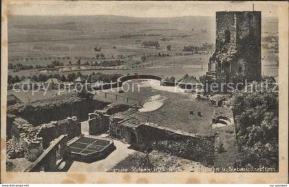 Stolpen Burgruine Stolpen mit Siebenspitzturm