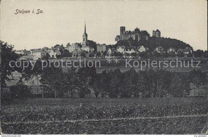 Stolpen Stadt mit Schloss Stolpen