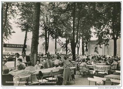 Berlin Tegel - Gaststätte Blumeshof - Besitzer Paul Targatsch - Foto-Ansichtskarte