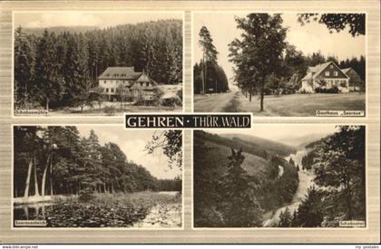 70912204 Gehren Thueringen Gehren Thueringen Schobsmuehle Seerosenteich Gasthaus