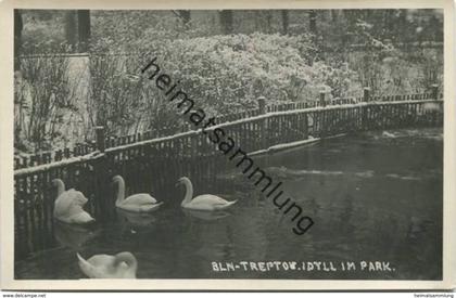 Berlin - Treptow - Idyll im Park - Foto-AK 30er Jahre