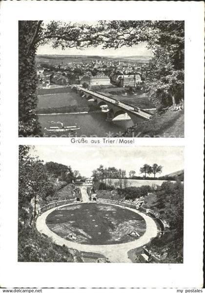 72063942 Trier Stadtblick und Amphitheater Trier