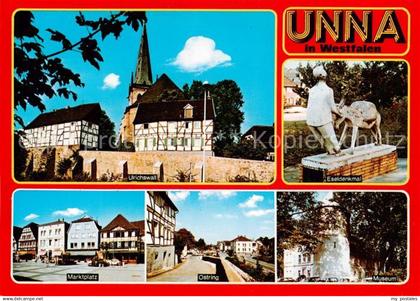 73813825 Unna Ulrichswall Eseldenkmal Marktplatz Ostring Museum Unna