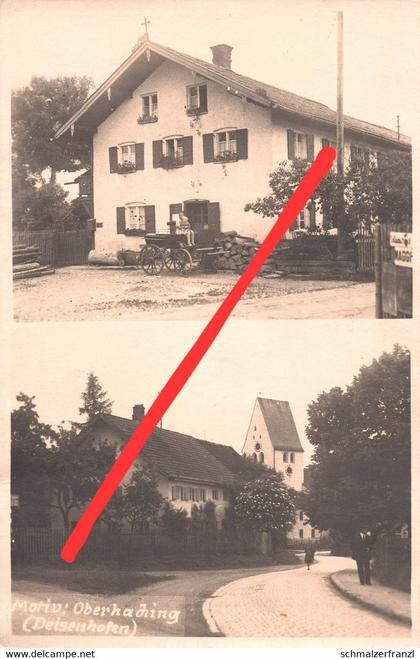 Foto AK Oberhaching Gasthof Hotel Pension ? a Deisenhofen Sauerlach Grünwald Ottobrunn Taufkirchen Unterhaching München