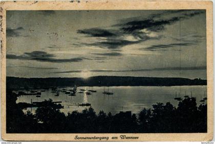 Wannsee, Sonnenuntergang