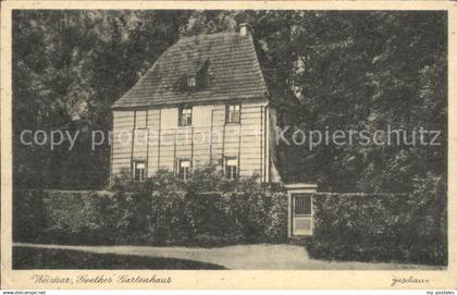 72922443 Weimar Thueringen Goethes Gartenhaus Weimar