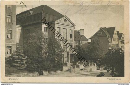 Weimar - Volkshaus - Verlag Buchbinder-Innung Weimar - gel. 1922