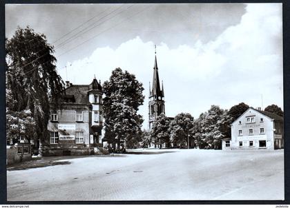 A4559 - alte Foto Ansichtskarte - Weinböhla - Kirchplatz - gel Sonderstempel TOP