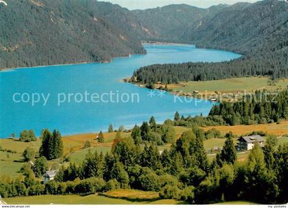 Weissensee Kaernten Fliegeraufnahme