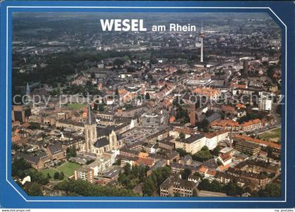 71998713 Wesel Rhein Fliegeraufnahme Wesel