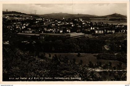 CPA AK Wetter -Blick auf Wetter mit Harkort -Hohensyburg GERMANY (858005)