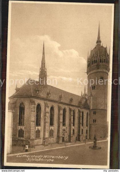 42487069 Wittenberg Lutherstadt Schlosskirche Wittenberg Lutherstadt