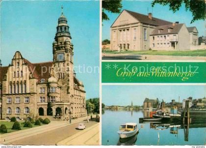 72658189 Wittenberge Prignitz Rathaus Kunsthaus Hafen Wittenberge