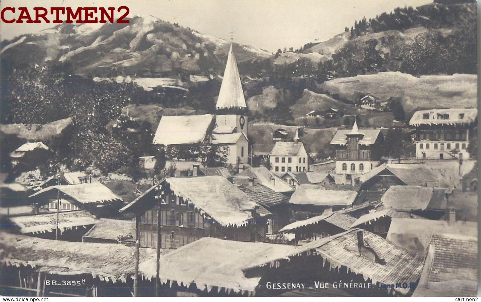 GESSENAY VUE GENERALE CANTON DE BERNE SUISSE