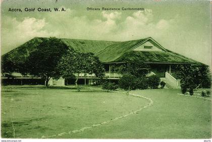 PC GOLD COAST GHANA ACCRA OFFICIERS RESIDENCE CANTONMENTS (a53346)