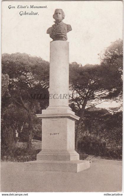 GIBRALTAR - Gen.Eliott's Monument