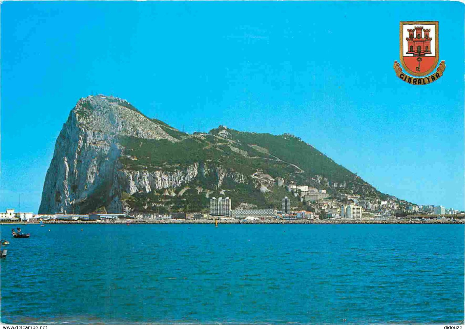 Gibraltar - El Penon de Gibraltar - Le Rocher de Gibraltar - Blasons - CPM - Voir Scans Recto-Verso