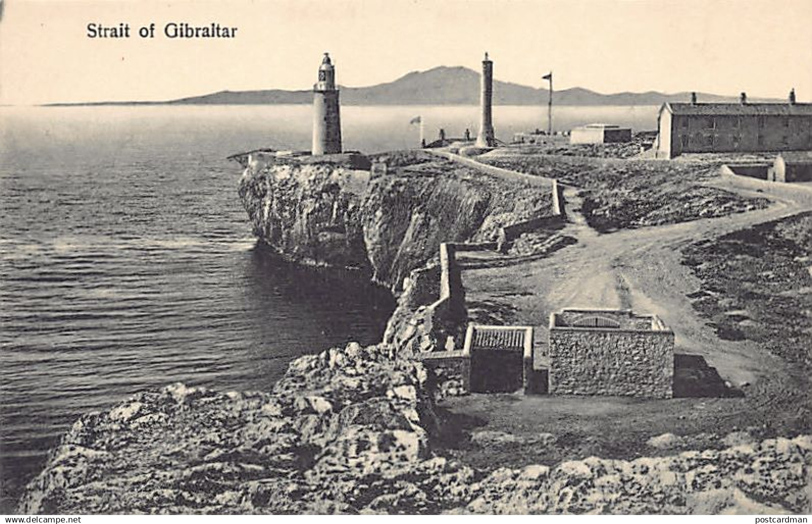 GIBRALTAR - Strait of Gibraltar - Lighthouse - Publ. V. B. Cumbo