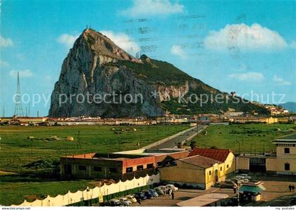 73357672 Gibraltar North view of the Rock of Gibraltar Felsen Gibraltar