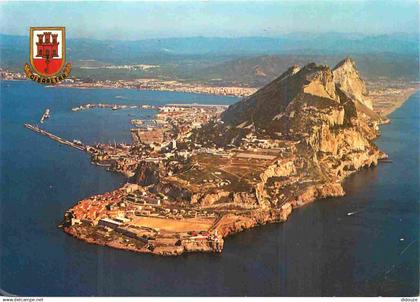 Gibraltar - El Penon de Gibraltar - Le Rocher de Gibraltar - Vue aérienne - CPM - Voir Scans Recto-Verso