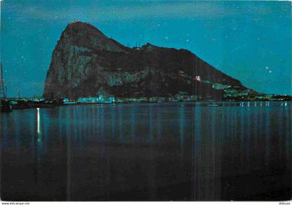 Gibraltar - El Penon de Gibraltar - Vista nocturna - Le Rocher de Gibraltar - CPM - Voir Scans Recto-Verso