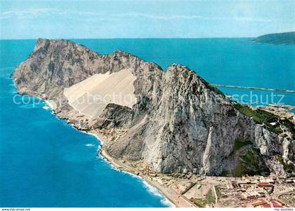 Gibraltar Gibilterra Rock of Gibraltar aerial view