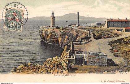 GIBRALTAR - Strait of Gibraltar - Lighthouse - Publ. V. B. Cumbo