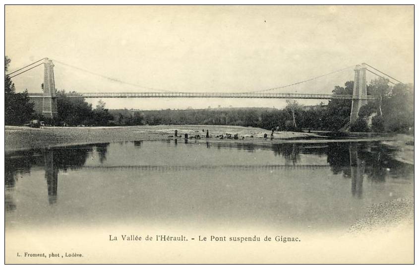 GIGNAC 34 - Pont suspendu - PONT