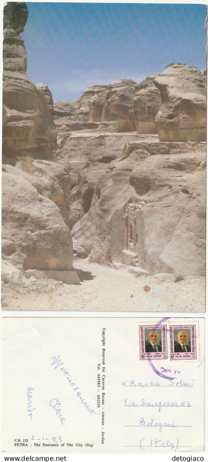 PETRA - GIORDANIA - JORDAN - THE ENTRANCE OF THE CITY (SIQ) - VIAGG. -97148-