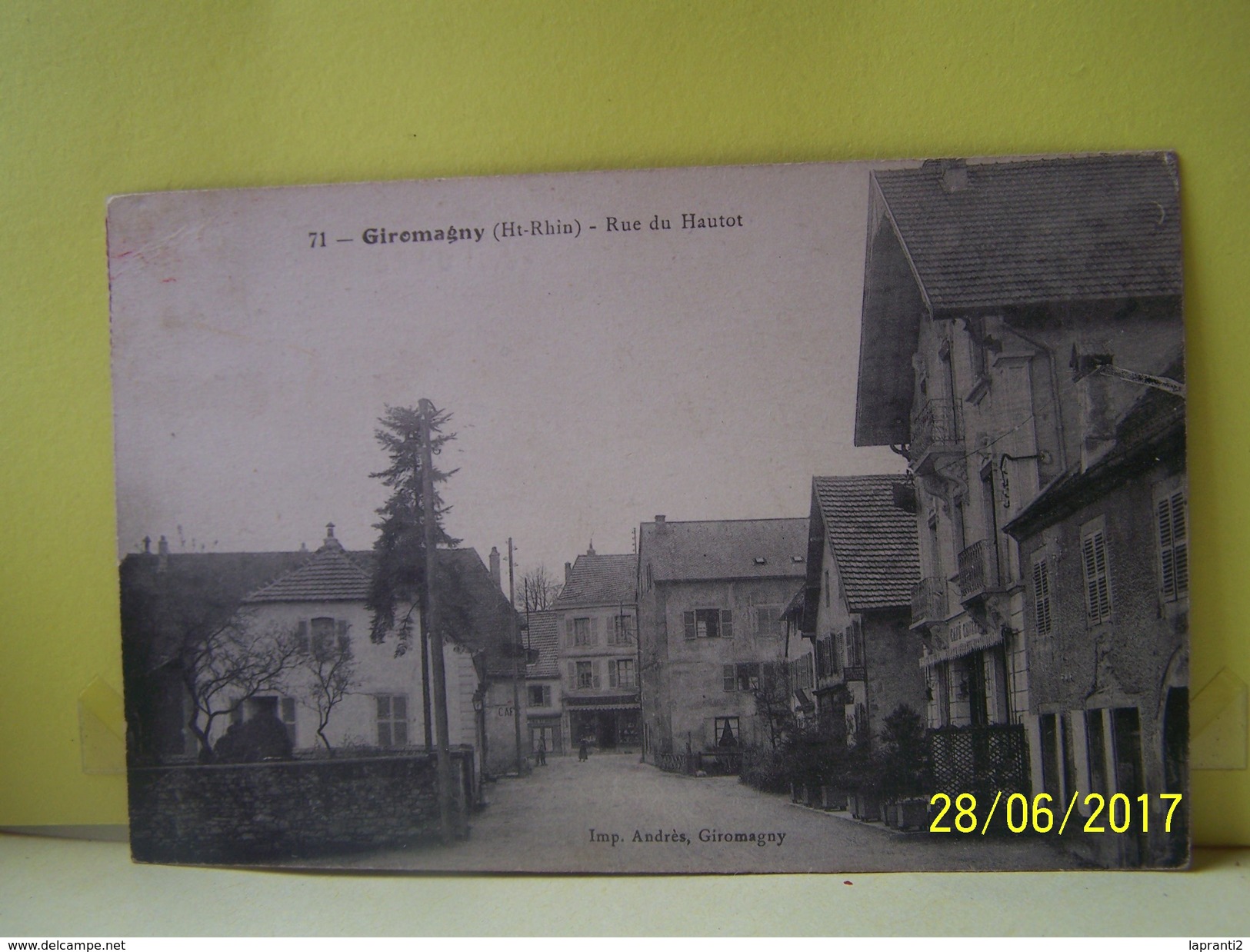 GIROMAGNY (TERRITOIRE DE BELFORT) RUE DU HAUTOT.