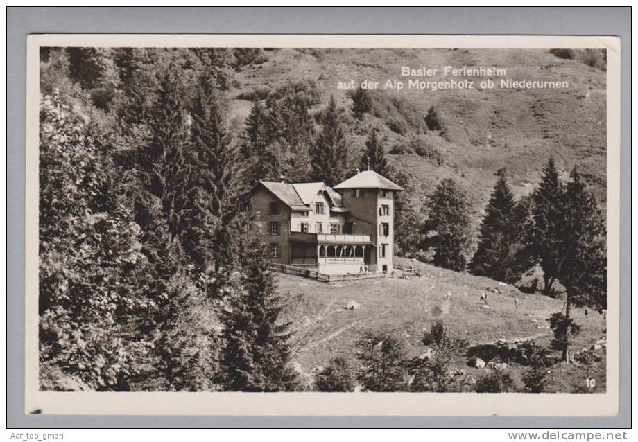 GL Niederurnen 1937-09-16 Foto Basler Ferienheim Alp Morgenholz