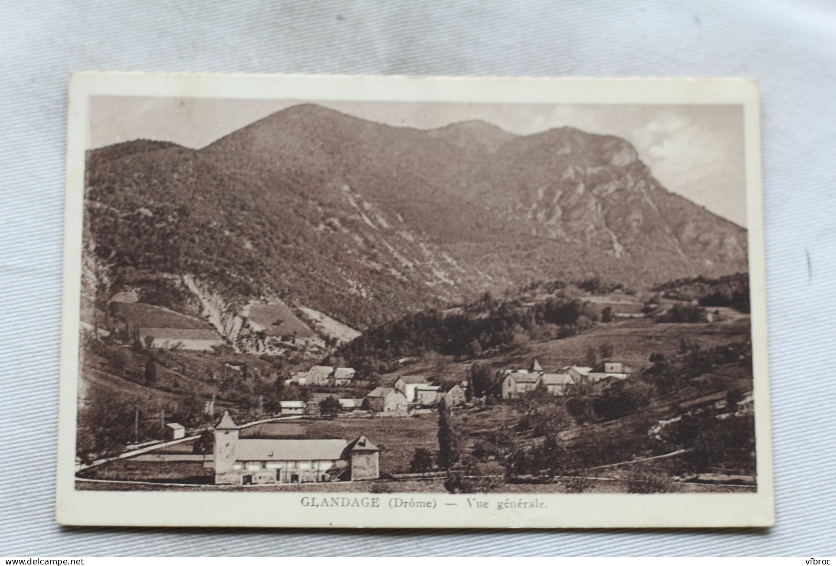 Glandage, vue générale, Drôme 26