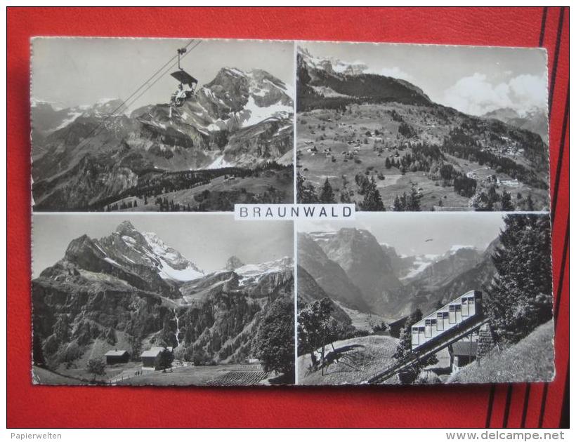 Glarus Süd (GL) - Mehrbildkarte Braunwald