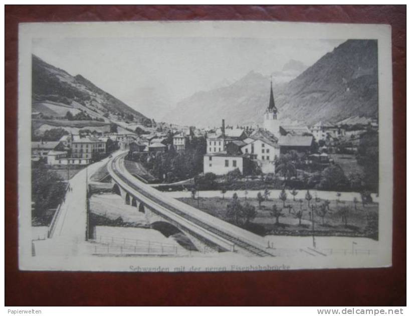 Glarus Süd (GL) Schwanden - Neue Eisenbahnbrücke