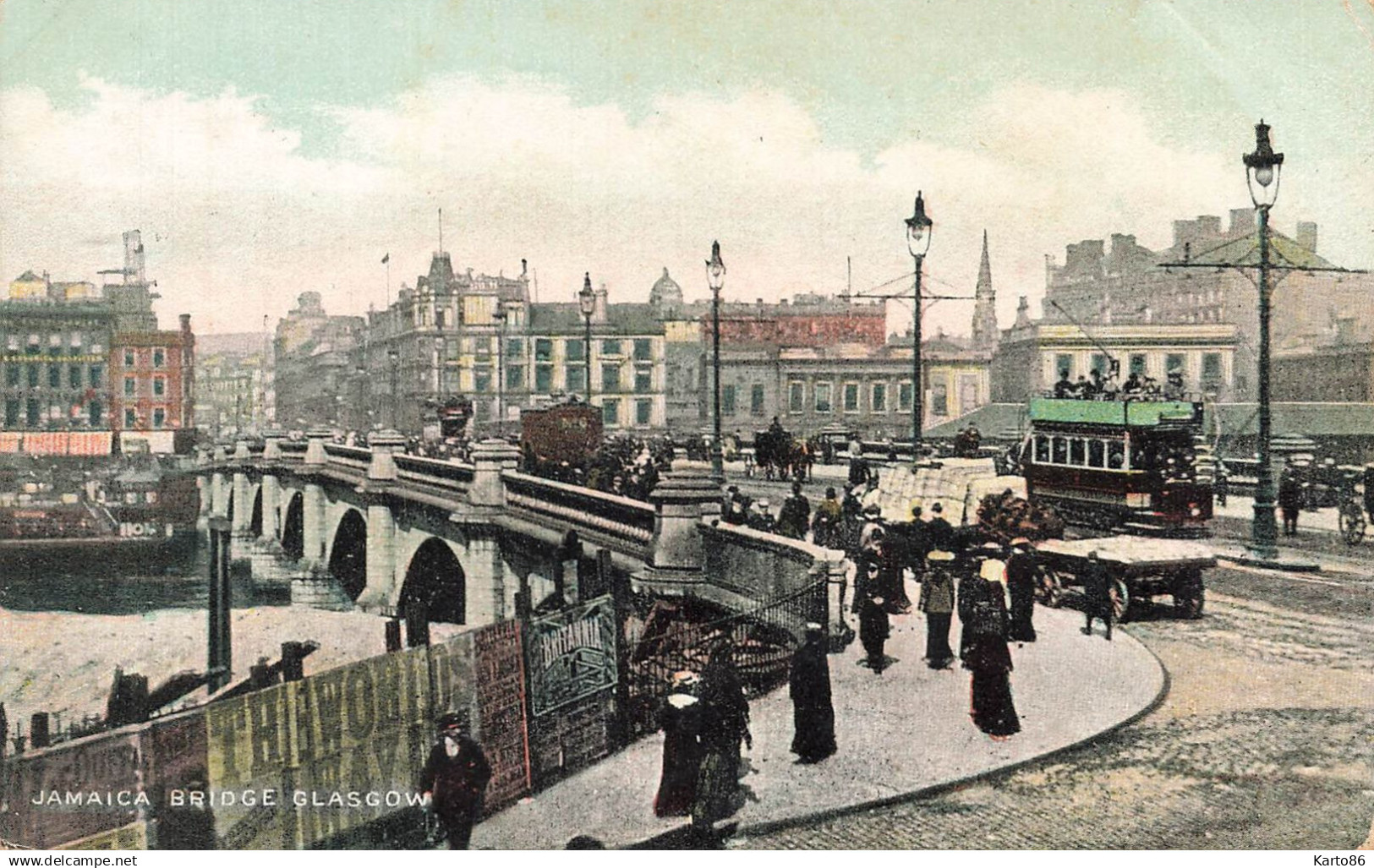 glasgow , lanarkshire * tram tramway * jamaica bridge * uk