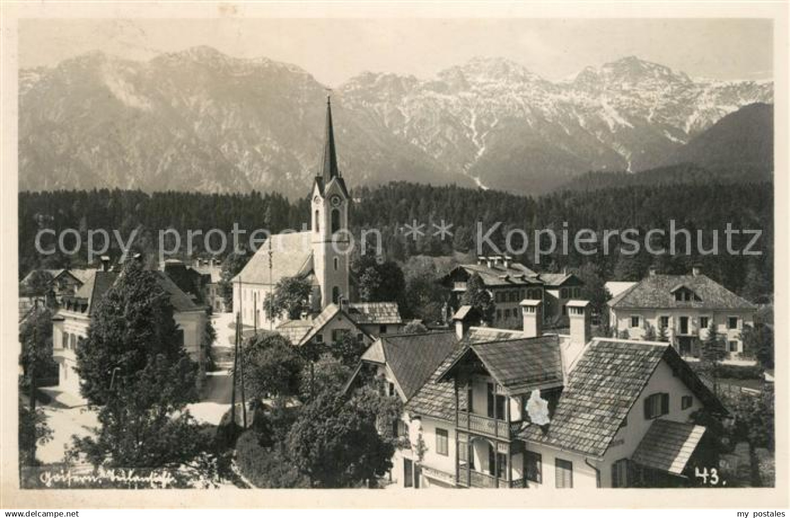 Goisern Salzkammergut Bad Kirche Panorama