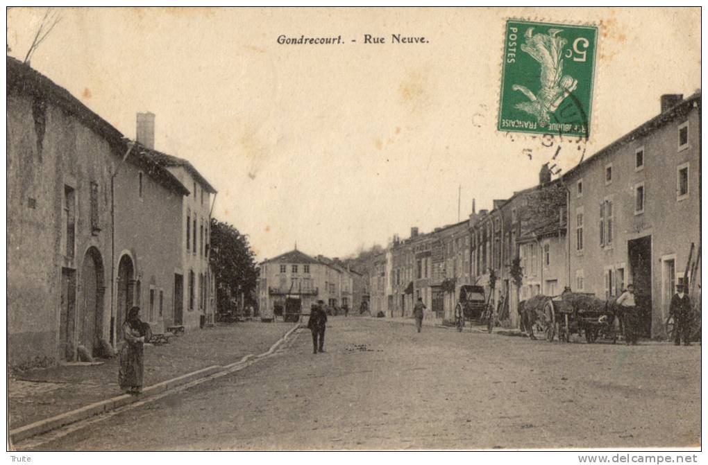 GONDRECOURT LE CHATEAU RUE NEUVE ANIMEE