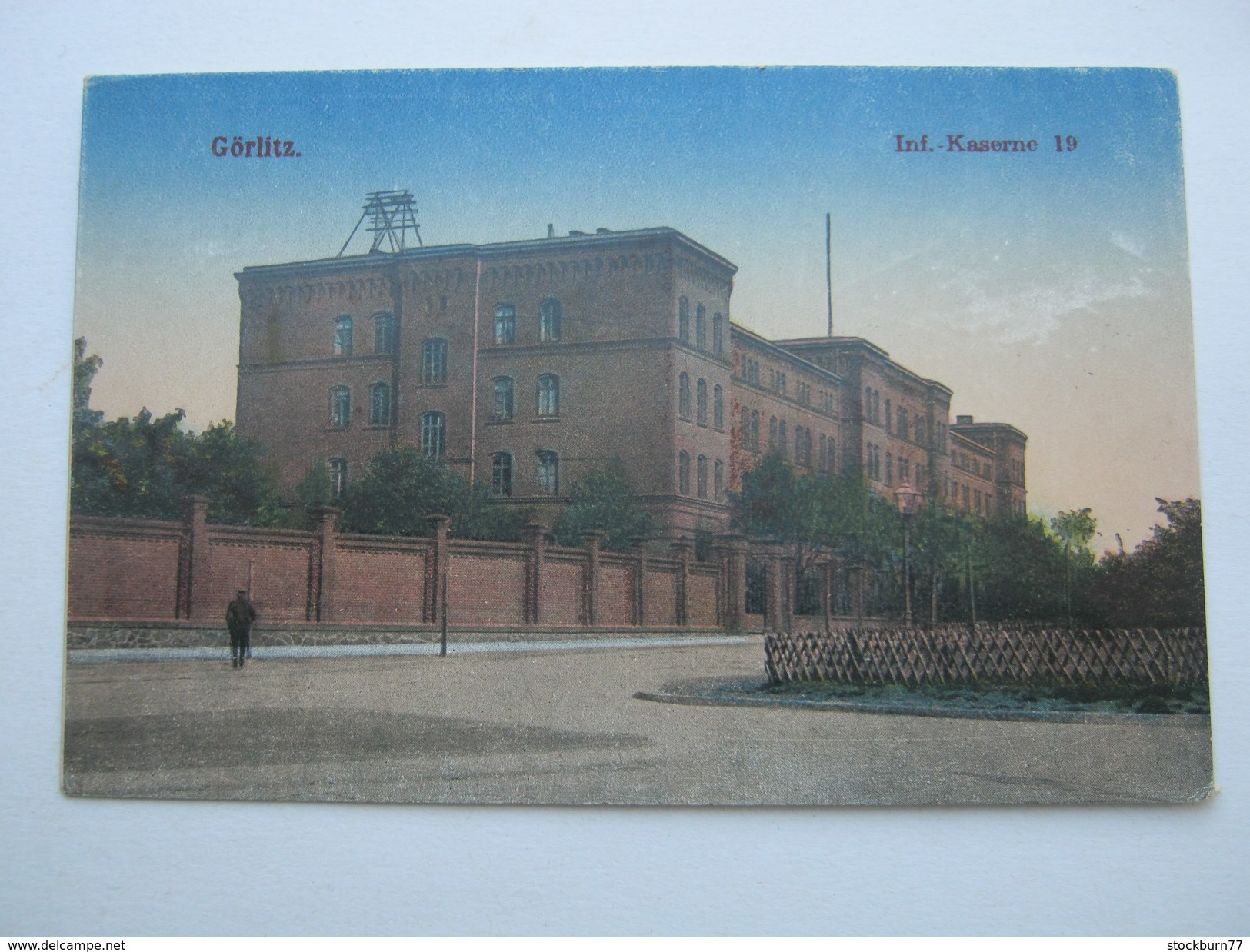 GÖRLITZ , Kaserne ,  Schöne Karte  um  1910