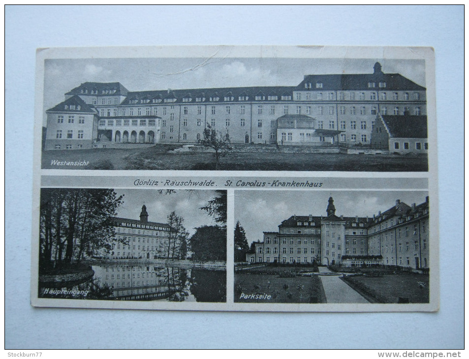 GÖRLITZ Rauschwalde,    Schöne Karte  1940  mit  Stempel