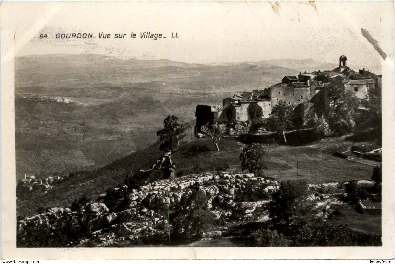 Gourdon, Vue sur le Village