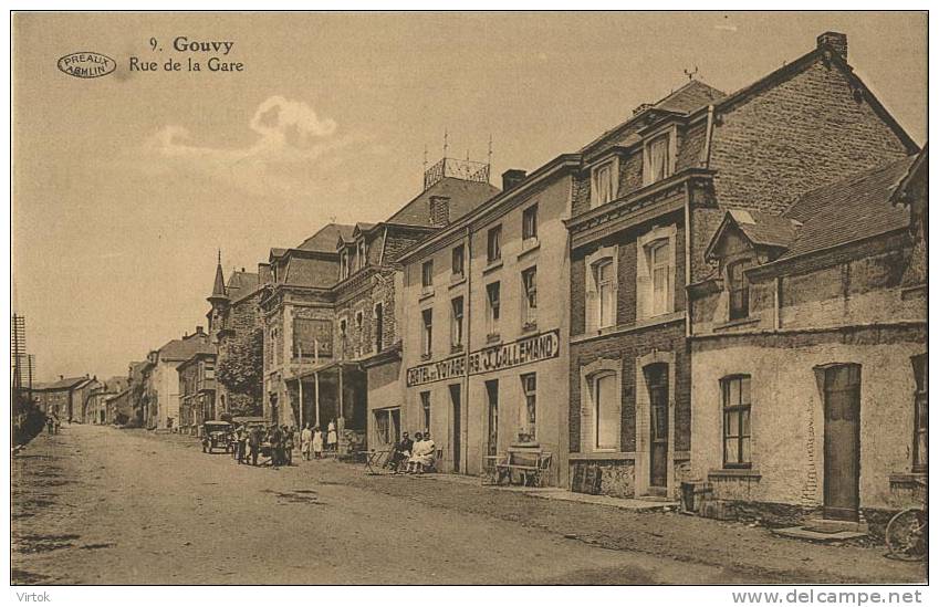 Gouvy  :  rue de la gare