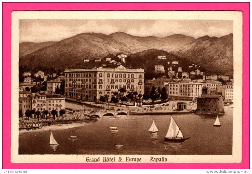 Grand Hôtel & Europe - Rapallo - Voiliers - G.GRASSI