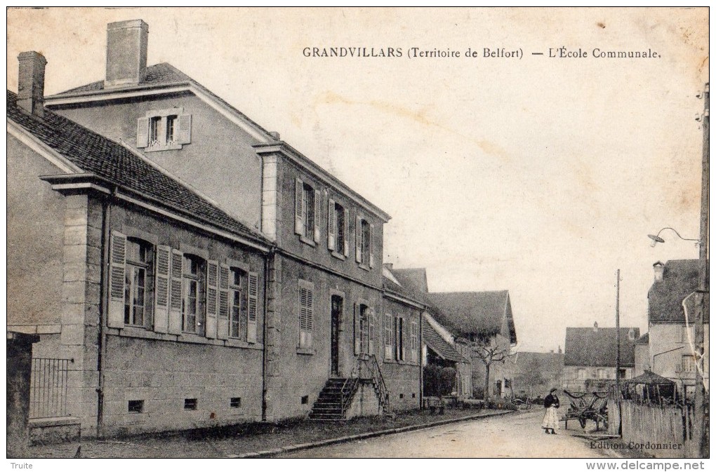 GRANDVILLARS L'ECOLE COMMUNALE